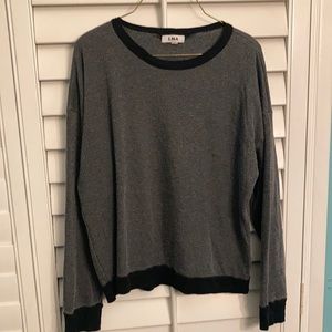 LNA distressed sweater